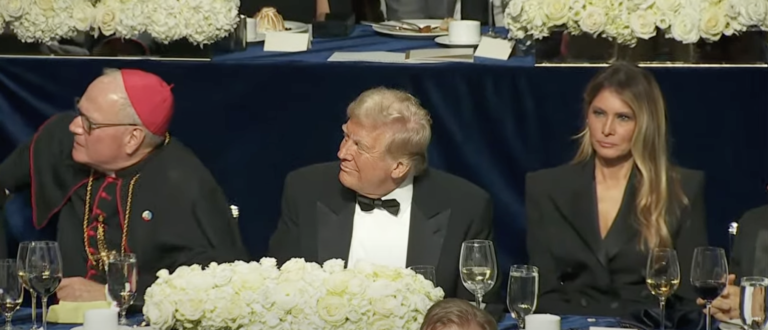 ‘Cardboard Kamala’: Al Smith Dinner Featured Life-Size Cut-Out Of VP Harris In Bathroom